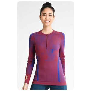 ! Stella McCartney Adidas Colour-Blocked Fitted Long Sleeve Run Seamless